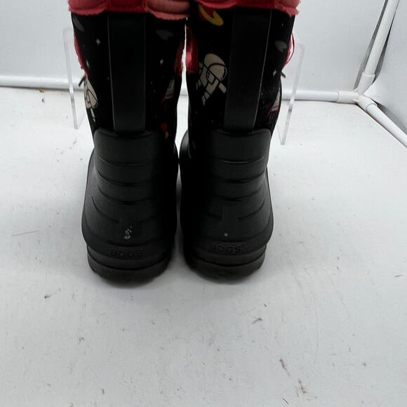 Bogs Neo Classic Boots Kids Toddler 8 Astronaut Print Winter Snow - Picture 5 of 8